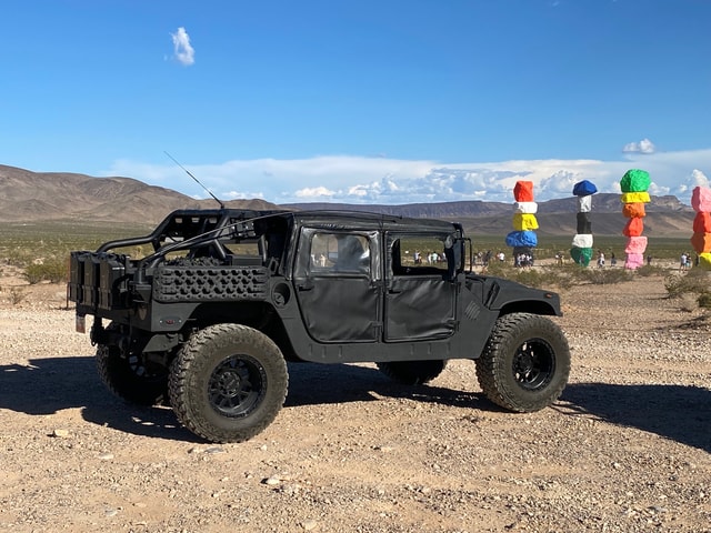 South Las Vegas: Self-Guided Tour by Military Hummer H1