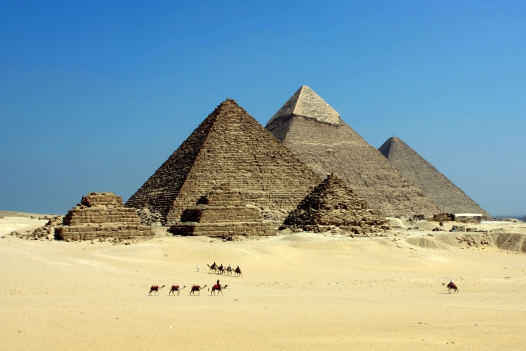 Volledige dagtour Piramides, sfinx, Memphis, Saqqara en Dahshor