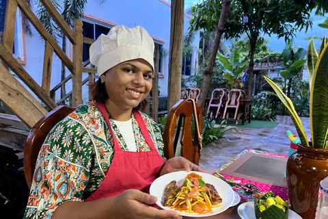 Clase de cocina y experiencia en el pueblo con traslados en Tuk Tuk