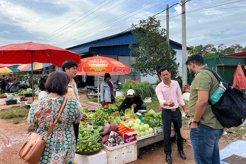 Clase de cocina y experiencia en el pueblo con traslados en Tuk Tuk