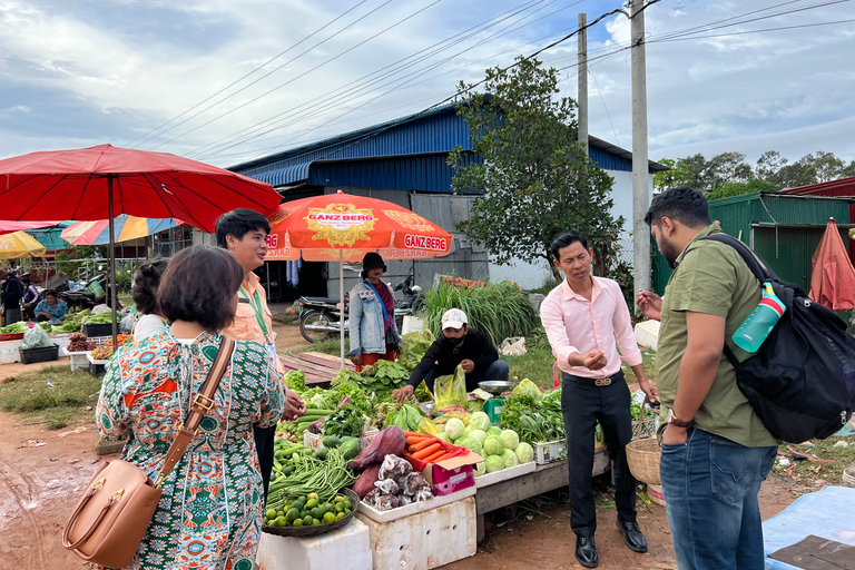 Cours de cuisine et expérience du village avec transferts en Tuk Tuk