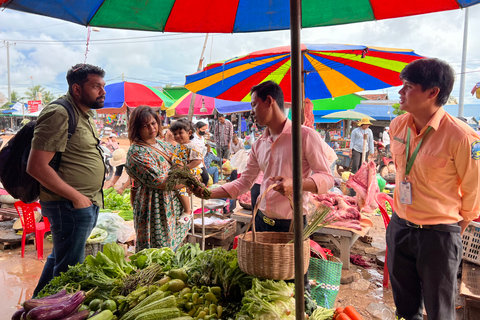 Cours de cuisine et expérience du village avec transferts en Tuk Tuk