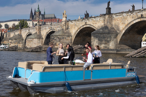 Prag: ÖlbåtsturPrag ölbåt