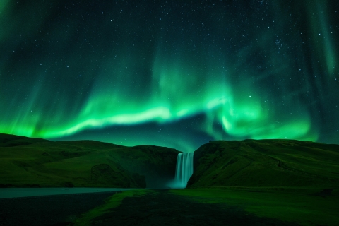 Iceland: South Coast and Northern Lights Tour Tour without Hotel Pickup