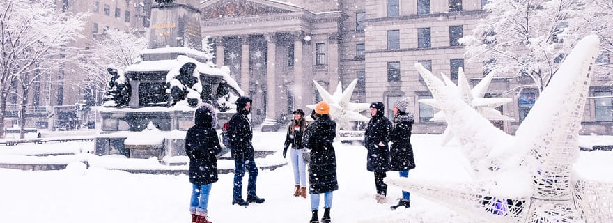 Montréal : visite à pied express en hiver du Vieux-Montréal