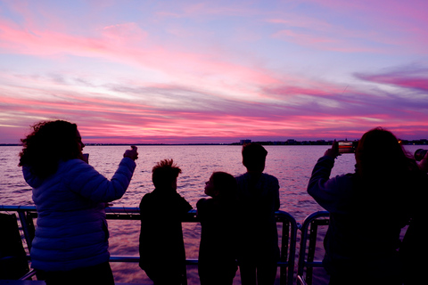 Charleston: havencruise bij zonsondergang