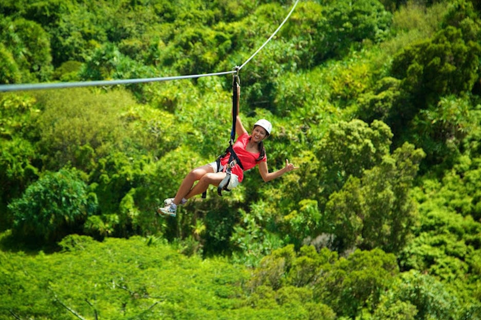 Kauai : Aventure en tyrolienne