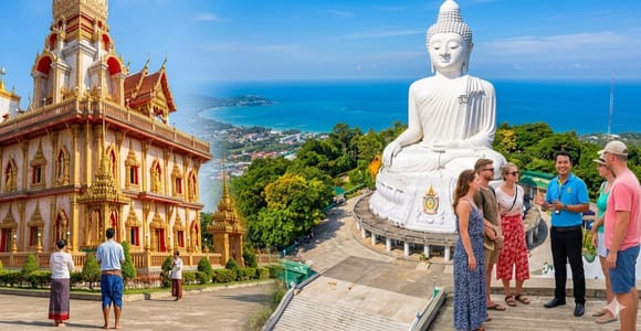 Phuket: Highlights der Stadt (Big Buddha, Wat Chalong, Altstadt)