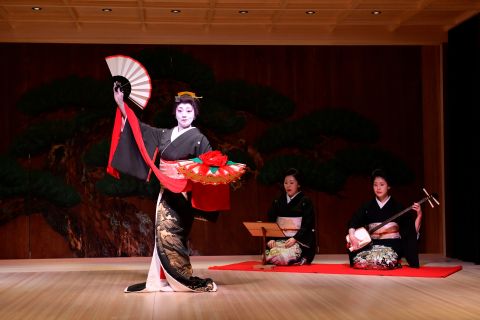 Tokyo: spettacolo di arti dello spettacolo tradizionali con cena
