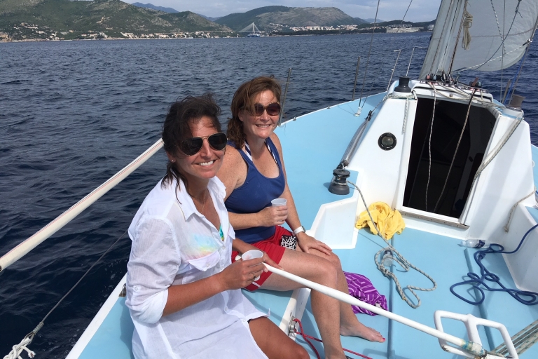 Au départ de Dubrovnik : Journée entière de navigation vers les îles ElafitiAu départ de Dubrovnik : Voyage en groupe à la voile vers les îles Elaphiti