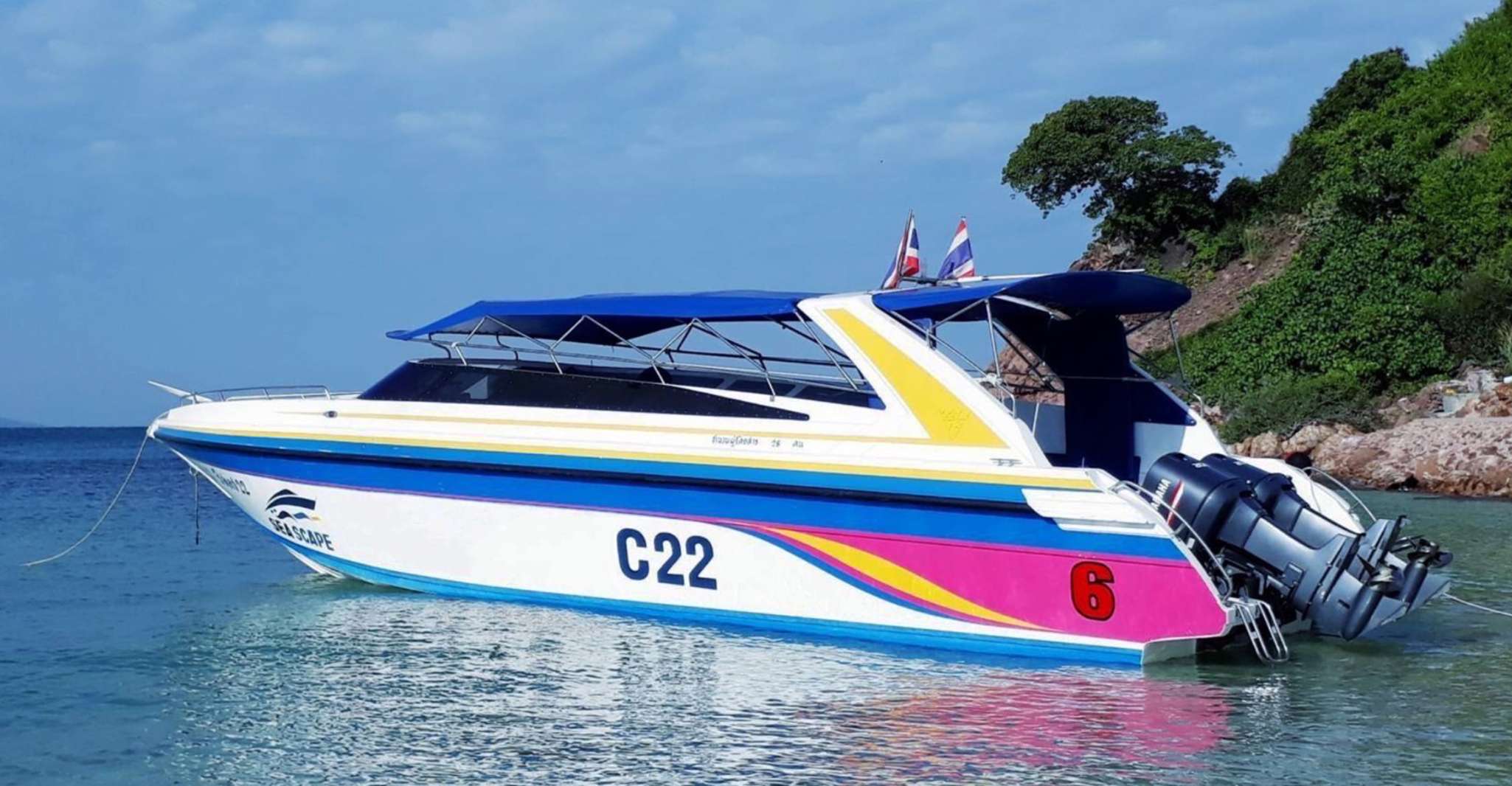 Pattaya, bateau à moteur privé pour les îles Coral Cruise - Hizvo