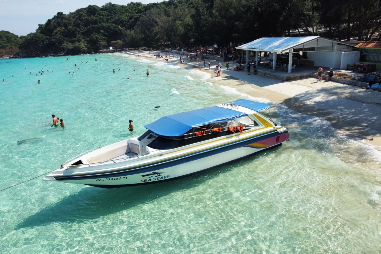 Pattaya: Private Speedboat to Coral Islands Cruise Private Speedboat to Coral Island (1 Beach)