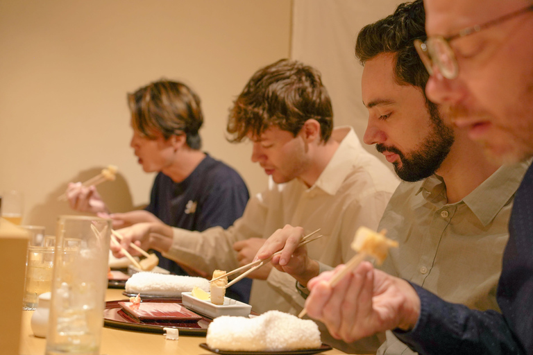 Hochwertiges Sushi &amp; Tempura-Essen in Ginza