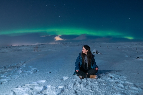 De Reykjavik: visite guidée des aurores boréales avec séance photo