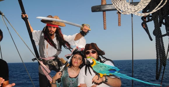 Marmaris: All-Inclusive Pirate Boat Trip with Pickup Option