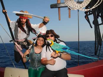 Marmaris: All-Inclusive Pirate Boat Trip with Pickup Option
