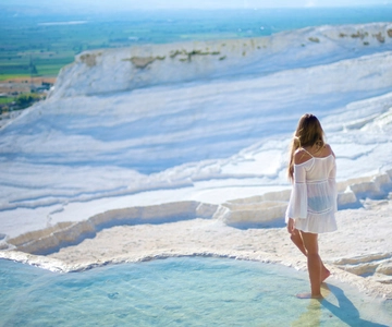 From Marmaris: Pamukkale Cotton Castle & Hierapolis Day Trip