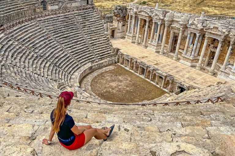 Marmaris : Voyage privé au château de coton de Pamukkale et à Hierapolis