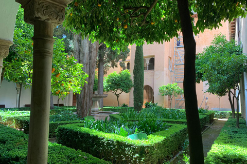 Granada: Alhambra rondleiding met gids/ Nasrid Paleizen & StadspasEngelse tour en stadspas