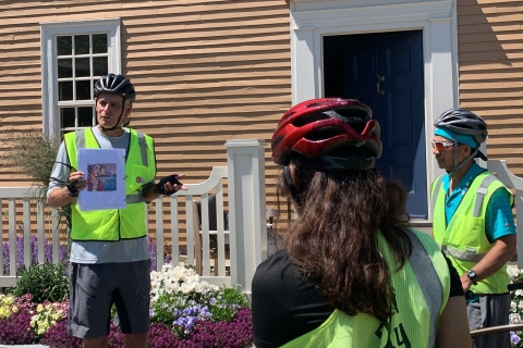 City View - Visite à vélo d'un quartier historiquePortsmouth, NH : Tour de ville à vélo avec les quartiers historiques