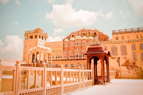 Van Delhi: 2-daagse Agra & Jaipur Golden Triangle TourZonder hotel
