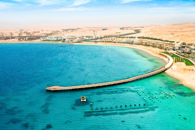 Cairo : Passeio de um dia no mar vermelho em Stella Di MareTour guiado com traslados, guia de turismo, almoço e entrada