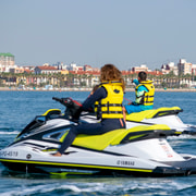 Valencia: tour en moto acuática, surf de remo, fotos y bebida gratis