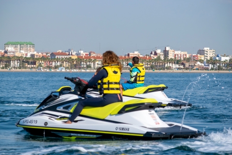 Valencia: Excursión en moto acuática1 hora de moto acuática