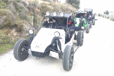 Kreta: 5h Safari Heraklion z quadem, jeepem, buggy i lunchemTrasa przygodowa z Buggy 1000cc (automatycznym) Heraklion