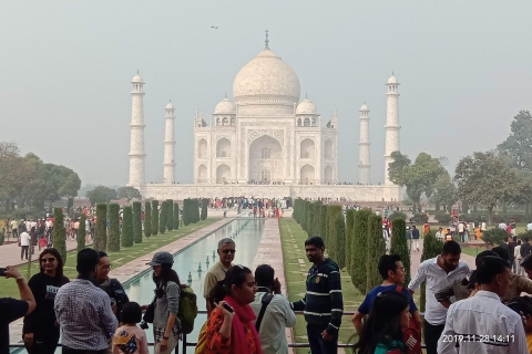 Visite privée du Taj Mahal au lever du soleil depuis Jaipur - Tout comprisCircuit tout compris
