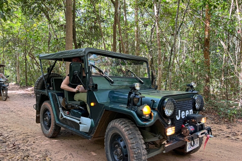 1 Día de Crucero en Jeep por la Montaña Kulen y el Atardecer en el Tonle Sap