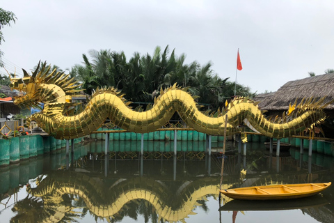 From Hoi An: Market Tour, Basket Boat Ride and Cooking Class