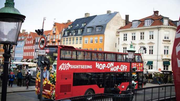 Copenhagen: Red Sightseeing Hop-on Hop-off Bus & Boat Option