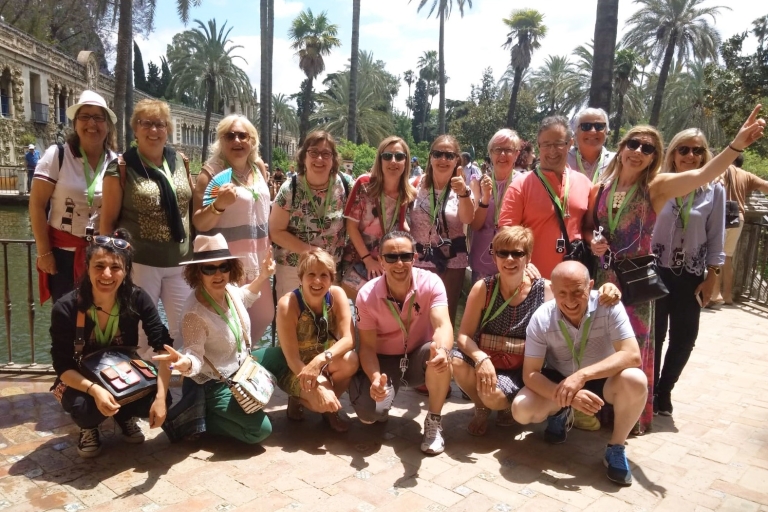 Séville : Visite guidée de l'Alcazar et de la cathédrale + croisière fluviale
