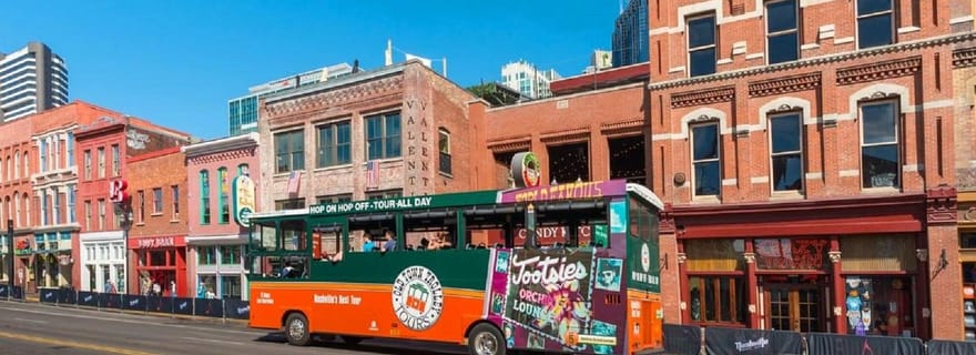 Nashville: Passeio de trólebus hop-on hop-off