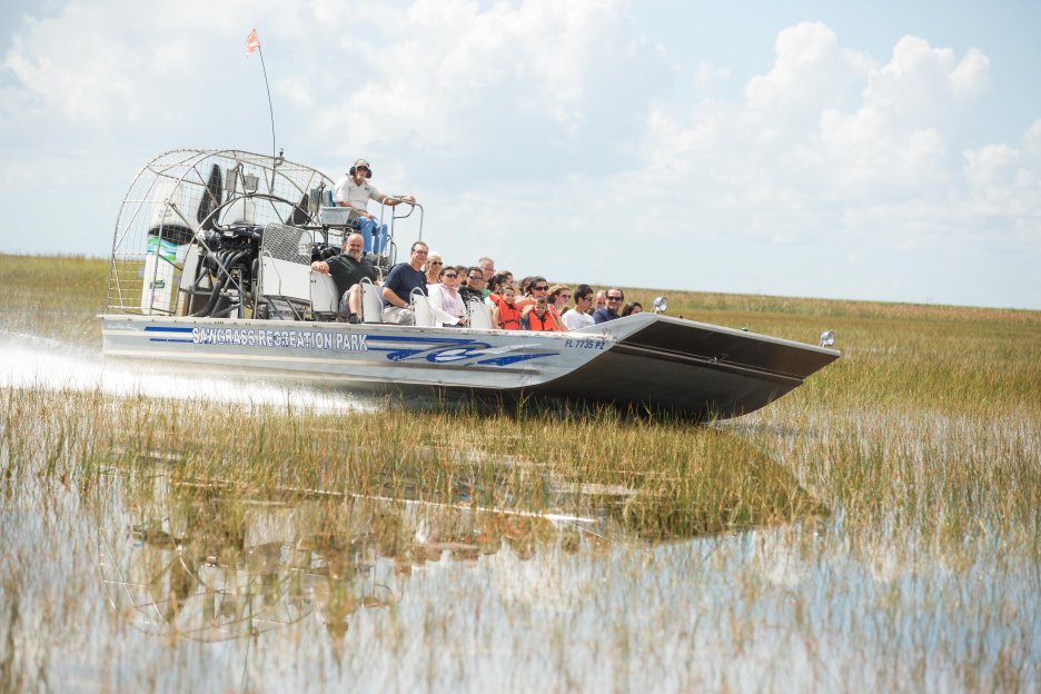 Everglades: Sawgrass Park Airboat-Tour am Tag &amp; Ausstellung
