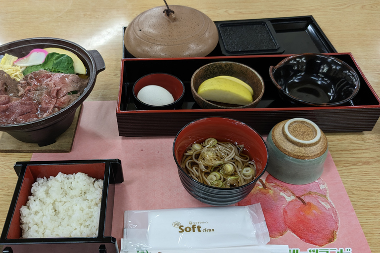 Vanuit Tokio: Snow Monkey 1-daagse tour met Sukiyaki-lunch met rundvlees