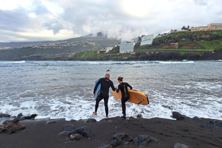 Puerto de la Cruz: Surf 2hrs session rent at Martianez Beach
