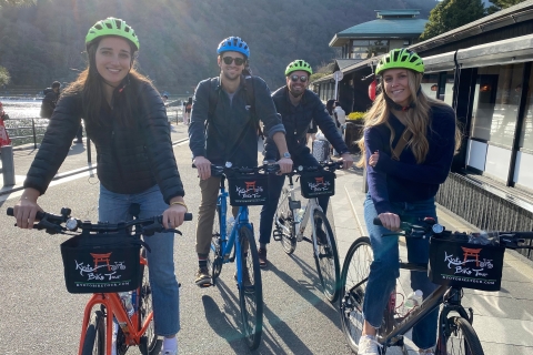 Kyoto: Nachmittags Bambuswald und Affenpark Fahrradtour