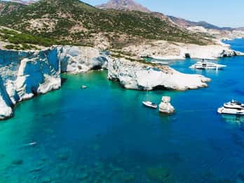Milos: South Coast Private RIB Cruise with Kleftiko Visit