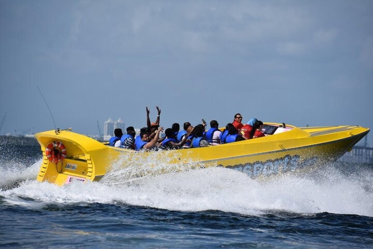 Yeda: excursión en lancha motora por el mar Rojo con capitánYeda: excursión al atardecer en lancha rápida por el mar Rojo con capitán