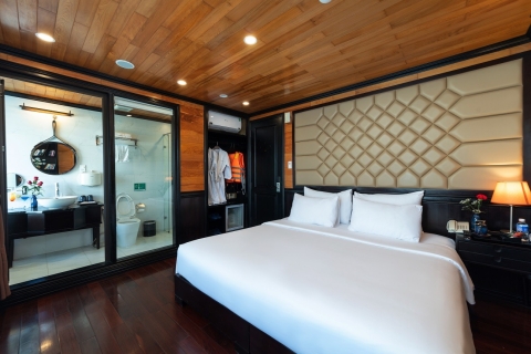 3-daagse Halong-Lan Ha Bay 5-sterrencruise en kamer met privébalkon3-daagse 5-sterrencruise Halong-Lan Ha-baai en privékamer met balkon