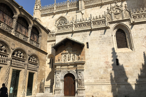 Au départ de Malaga : Alhambra et chapelle royale avec billets d'entrée