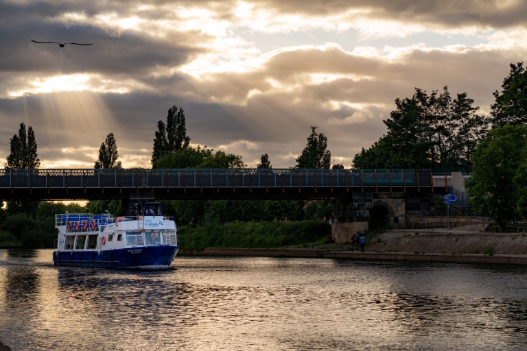 York: Bootsfahrt auf dem River Ouse am frühen Abend