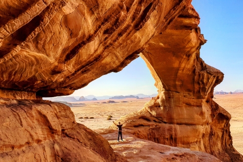 Petra et Wadi Rum : Circuit de 2 jours au départ de Tel Aviv (avec vols)Classe touriste - Tente privée standard