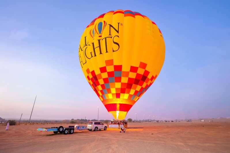 Dubai: Heißluftballonfahrt mit 4X4-Transfers