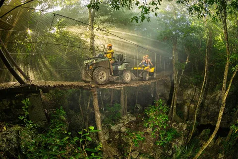 Riviera Maya: Guided ATV Jungle Tour with Lunch