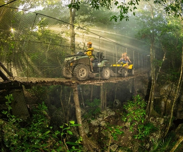 Riviera Maya: Geführte ATV-Dschungel-Tour mit Mittagessen