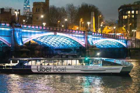London: Uber Boat 1-Day Hop-On Hop-Off and Cable Car Tickets