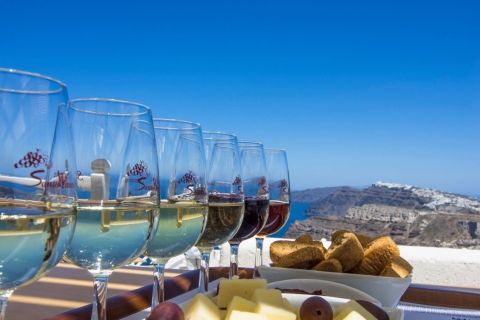 Santorini: Sunset Wine Tour with Certified Wine Guide Santorini: Sunset Wine Private Tour with Licensed Wine Guide
